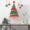 thumbnail image 5 of Pegatinas para ventana de árbol de Navidad, pegatinas para ventana de Navidad, pegatinas para ventana con decoración navideña DIY, 5 of 5