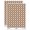 Brown, variant on Adorable Little Camper Silhouette Camping Outdoor Life 200+ Round Stickers - Dark Blue - Gloss Finish - 0.50" Size