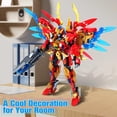 thumbnail image 3 of Bloques de construcción TIALLOW Fire Phoenix Mech 2 en 1 531 piezas, 3 of 7