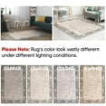 thumbnail image 5 of Keen Home Design Machine Washable Area Rugs with Non-slip Backing, Ideal for Hallway, Living Room, Bedroom, Kitchen and Laundry Room, Vintage Moroccan and Low Pile Rug - ( 2'6'' x 7'), 5 of 9
