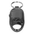 thumbnail image 2 of Grabadora de audio Micro Keychain 16 GB 15H Bling Bling Captura de voz Colgante Grabadora de voz WAV negro, 2 of 12