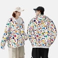 thumbnail image 4 of Lsque Colorful Spots UPF 50+ Lightweight Sun Protection Men's Women's Long Sleeve Shirt, Hoodie Performance -Small, 4 of 9