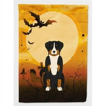 Caroline's Treasures BB4309GF Halloween Appenzeller Sennenhund Flag Garden Size , Small, multicolor