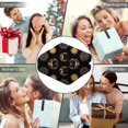 thumbnail image 5 of Wearable Blanket,Black Gold Sun Moon Pattern Hooded Wearable Sherpa Blanket for Adults & Teens,Winter Poncho Shawl Wrap Cape Thick Warm,60"x80", 5 of 5