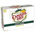 thumbnail image 4 of Canada Dry Diet Ginger Ale Soda- 12fl oz 24 cans Bulk Pack, 4 of 5