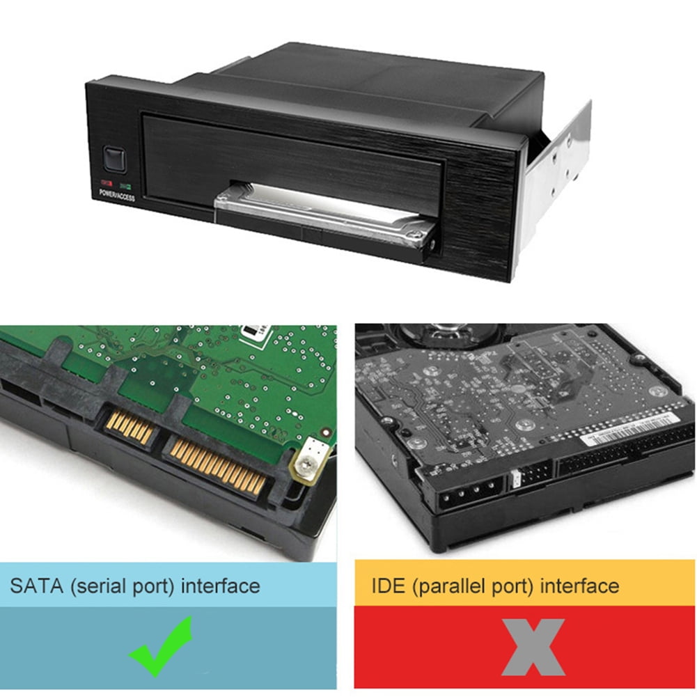 opvise Internal 2.5/3.5inch SATA Serial HDD SSD Hard Drive Enclosure Tray Hot Swap Rack