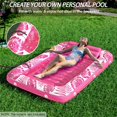 thumbnail image 2 of Inflatable Tanning Pool Lounger Float - 4 in 1 Sun Tan Tub Sunbathing Lounge Raft Floatie Toys Water Filled Bed Mat Pad for Kids Adult Blow Up Kiddie Ball Pit Pool (XL), 2 of 5