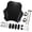 Black, variant on Motorcycle Windshield Metal Construction Wind Pressure Easy Installation Modern Styles Windscreen