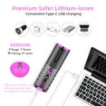 thumbnail image 3 of 22mm Jumbo Hair Waver Iron, 3 Barrel Curling Iron Wand with LCD Temp Display,Ceramic Tourmaline Triple Barrels, Dual Voltage Hair Crimper, 3 of 7
