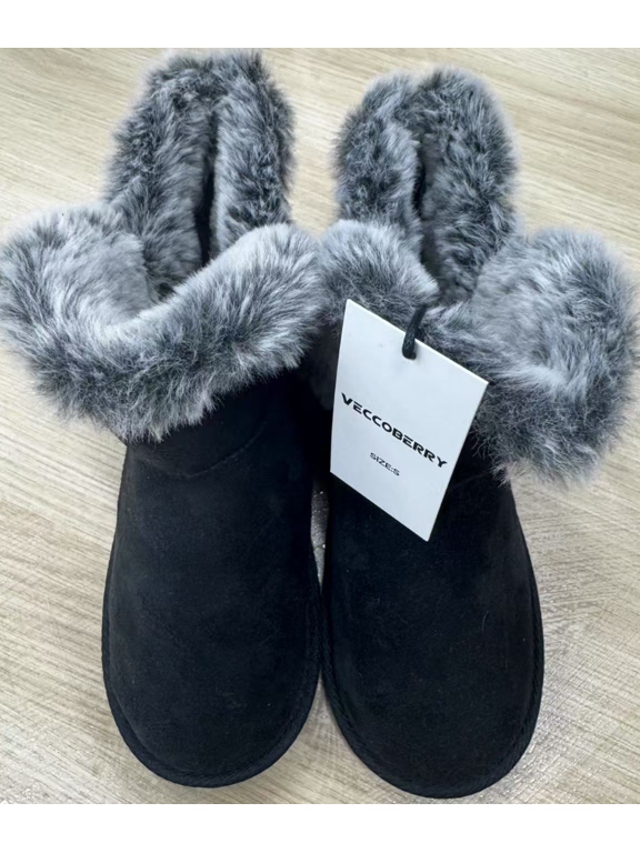 Women Winter Snow Boots Black Small