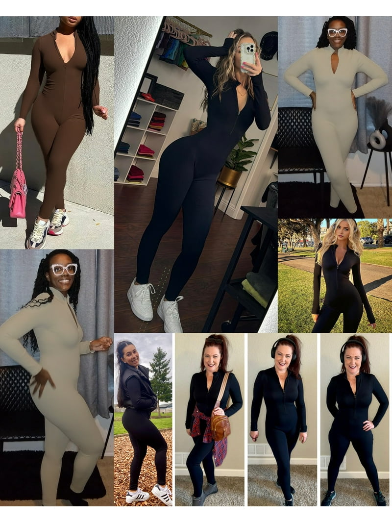 Clearance White Bodycon Jumpsuit Top Sellers Sexy Knitted Bodycon Jumpsuit Comma For Women FQLWL Streetwear