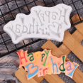 thumbnail image 3 of Pastel De Feliz Cumpleaños, Molde De Silicona Para Letras, Herramienta Para Hornear Para Diy, Dulces De Chocolate, Galletas, Pudines sonducket HA041722-02, 3 of 6
