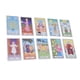 thumbnail image 5 of Tarjeta de adivinación, 78 piezas/caja, Tarot dorado para niñas, cartas de Tarot, juguete de Tarot, el mejor de su clase, 5 of 9