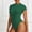 Green, variant on SELONE Bodysuits For Women Asymmetric Shaping Bodysuit Butt Lift V-Shape Brief 1 Piece Shapewear For Warm Weather Daily