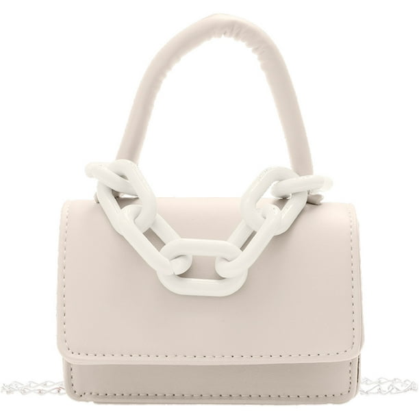 Bolsos para niños Bolso bandolera de un solo hombro con cadena para niña de moda