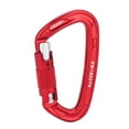 thumbnail image 1 of Locking Carabiner D Buckle, Twist Lock Carabiners Heavy Duty  For Mountaineering, 1 of 8