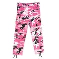 thumbnail image 2 of Rothco Kids Cargo Pants,Pink Camo,M, 2 of 2