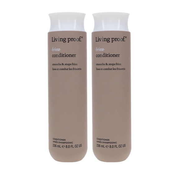 Living Proof No Frizz conditioner smooths & stops frizz conditioner 8 oz (Pack of 2)