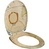 Designer Toilet Seat, World Map