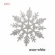 thumbnail image 2 of Naiovety 12 piezas hogar Oficina Hotel al aire libre portátil Navidad copo de nieve decoración Navidad colgante decoración banquete Kits de decoración para fiestas Blanco crema, 2 of 6
