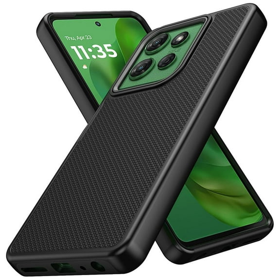 TotalDefense Hybrid Case for Motorola Moto G Power 2025 - Black