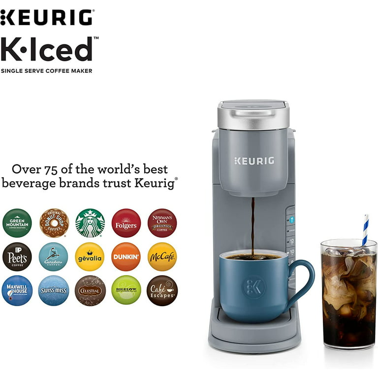 Keurig K-Iced Single Serve Coffee Maker, Hot & Cold Brews (Gray)