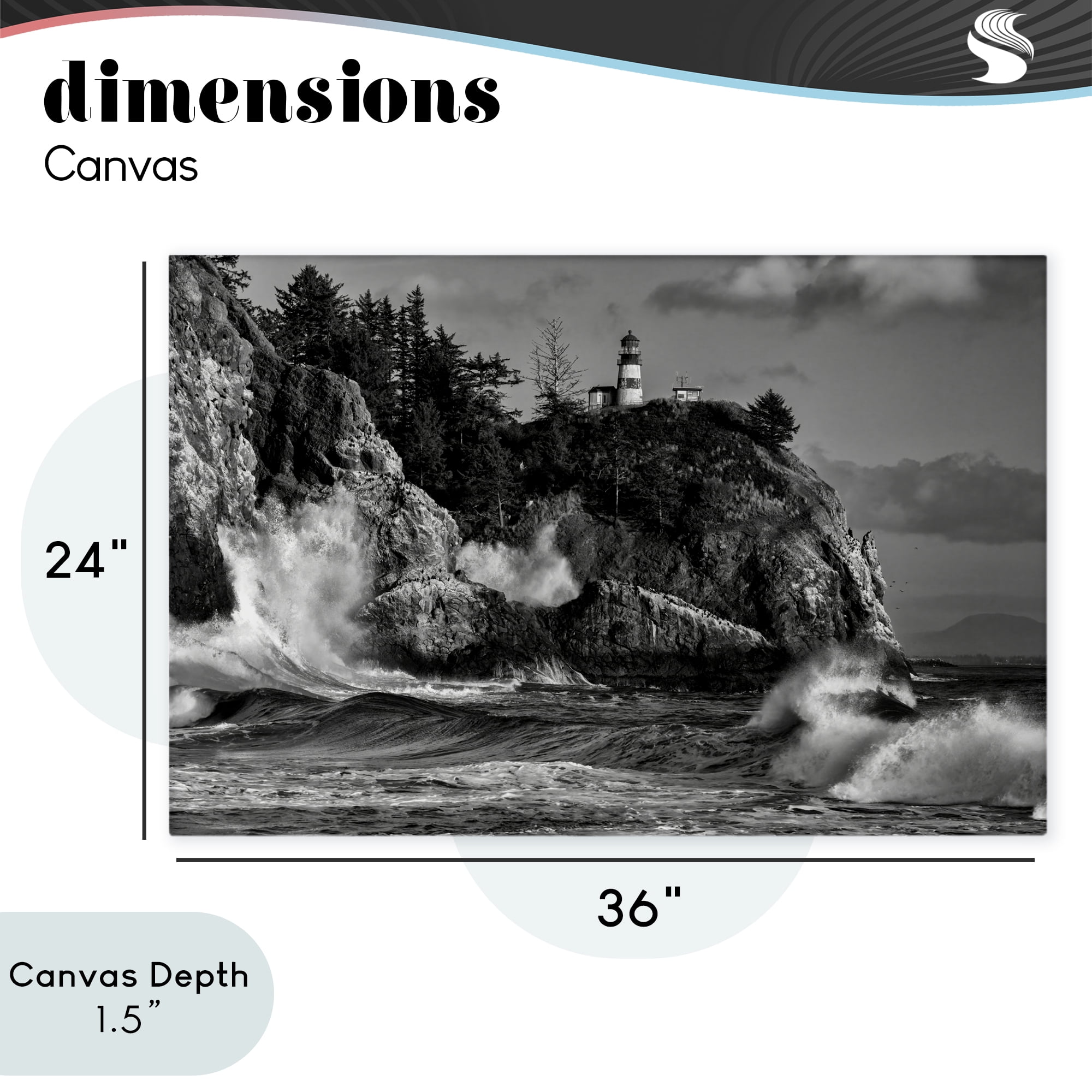 Stupell Industries Rising Tide at Cape Canvas Wall Art, design by Rick Berk