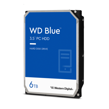 UPC: 0718037855684 | Western Digital 6TB WD Blue PC Desktop Hard Drive  3.5   Internal SMR Hard Drive  5400 RPM  256MB Cache – WD60EZAZ