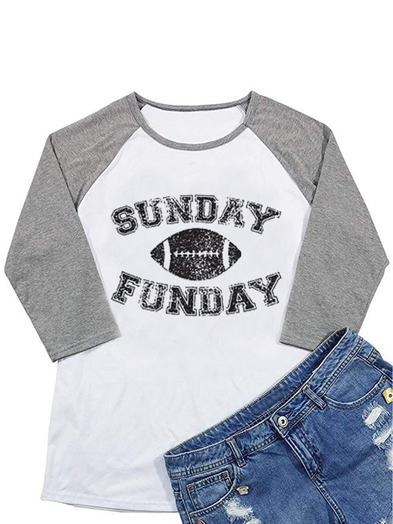 Anbech Women Graphic Long Sleeve Tee 