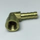 thumbnail image 3 of Adaptador de conector neumático de 90 grados de 1/4" con rosca hembra de latón DN8x8mm, 3 of 9