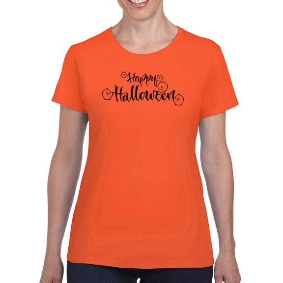 Happy Halloween. T-Shirt Women -Image by Shutterstock, Female XX-Large