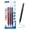 Assorted, variant on BAZIC Frizz Retractable Erasable Gel Pens, 0.7mm Medium Point, Assorted Colors Inks, Comfort Grip, 1-Pack