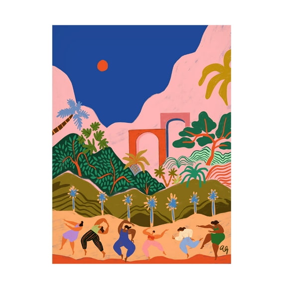 Arty Guava 'Dancing In Paradise' Canvas Art