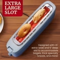 thumbnail image 3 of Tostadora Elite Gourmet ECT2517OX SLIMTOAST de 2 rebanadas, color azul océano, 3 of 8