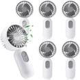 thumbnail image 1 of Mini ventilador portátil Rossesay de 3 velocidades, recargable por USB, blanco, x6, 1 of 7