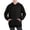 Black, variant on Grblisyd Boys Girls Fashion Hoodies Kids Solid Color Long Sleeve Hooded Sweatshirts with Pocket 5-12 Years