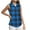 Blue, variant on Kaemgyyd Women's Sleeveless Button down Shirts Casual Loose Dressy Blouses Fashion Plaid Collared Work Tank Tops