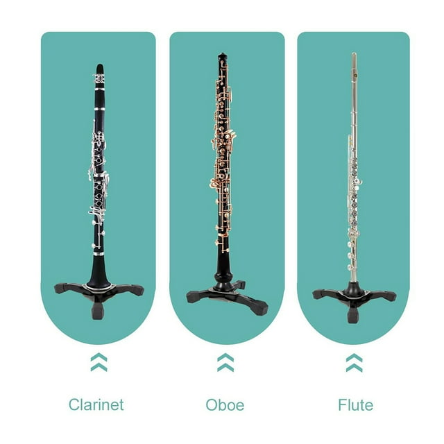 Support Portable pour Clarinette, Trépied Pliable, Accessoire pour Instrument à Vent