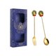 thumbnail image 4 of Kits de Cubiertos de Navidad Juego de Cubiertos de Vajilla, Utensilios de Cucharas de Té, Juego de Tenedores de Cucharas Navideñas de Acero Inoxidable Sunnimix postre cucharas tenedores, 4 of 8