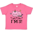 thumbnail image 3 of Inktastic Third Birthday Cat Unicorn Girls Toddler T-Shirt, 3 of 5