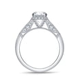 thumbnail image 3 of Solitaire Moissanite Ring 2.40 Cts , White Moissanite Diamond 925 Sterling Silver Ring Engagement Promise Ring , Wedding Ring , Ring For Her, 3 of 3