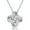 Rose Gold, variant on 925 Sterling Silver Cubic Zirconia Infinite Love Shape Necklace Love Gifts for Women