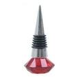 thumbnail image 6 of Opolski Crystal Metal Silicone Leakproof Reusable Wine Stopper Bottle Sealer Cork Plug, 6 of 7