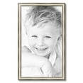 thumbnail image 2 of ArtToFrames 17" x 29" Antique Silver Panel Picture Frame, 17x29 inch Silver Wood Poster Frame (WOM-4760), 2 of 7