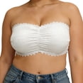 thumbnail image 1 of Full Figure Lace Strapless Bra with Back Support for Enhanced Push-Up Comfort and All-Day Confidence, 1 of 8