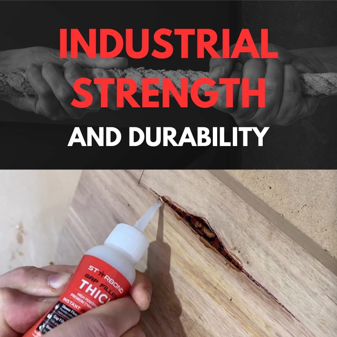 Thick CA Glue Complete Refill Kit (453-gram) - Premium Cyanoacrylate Glue for Mitre Joint Bonding, Woodworking, Carpentry, Archery Fletching, 16 oz