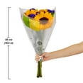 FreshCut Sunflower and Flower Bunch, 3 Stems, Colors Vary