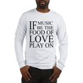 thumbnail image 1 of CafePress - Music Food Love Quote Long Sleeve T Shirt - Unisex Cotton Long Sleeve T-Shirt, 1 of 1