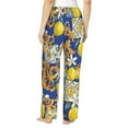 thumbnail image 3 of Kll Womens Sicilian Style Print Pajama Pants Soft Pajama Bottoms For Women Cozy Lounge Pants, 3 of 9