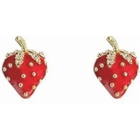 Strawberry earring earrings[o307]
